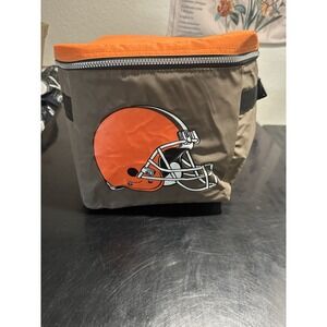 NFL‎ Cleveland Browns Football Insulated Soft Lunch Bag Cooler w/zipper  #A104